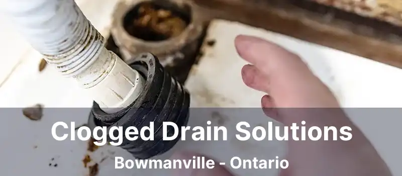  Clogged Drain Solutions Bowmanville - Ontario