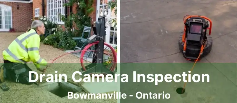  Drain Camera Inspection Bowmanville - Ontario